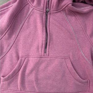 lululemon athletica Pink Half-Zip Hoodie